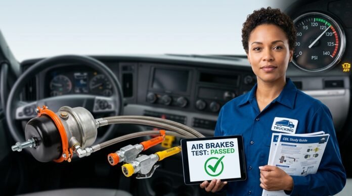 CDL Air Brakes & Combination Vehicles Test 2026: 25 Questions & Guide